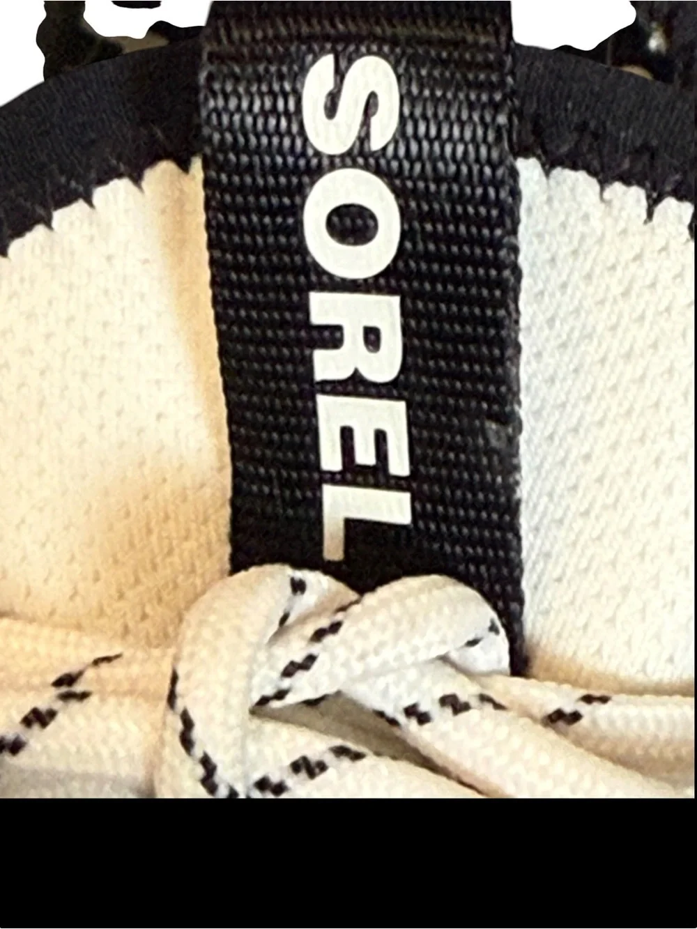 Sorel Kinetic Impact II Lace Sneakers White Black Orange Size 7